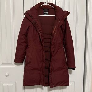 The North Face petite down winter coat